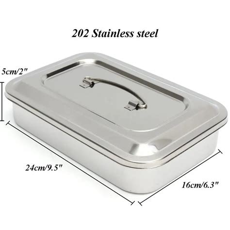 surgical stainless steel box|stainless steel dental trays.